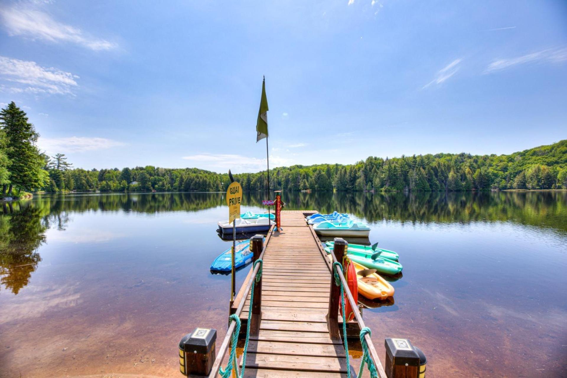 Domaine Chalets Des Pins ラウドン エクステリア 写真